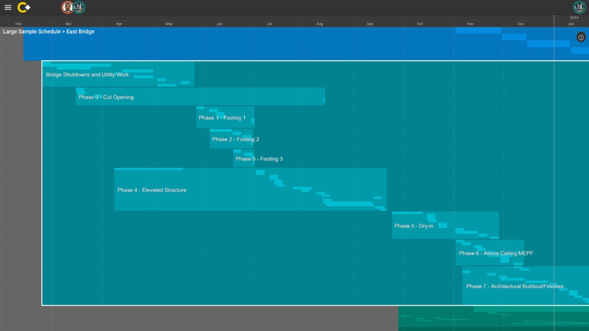 Concourse infinite zoom construction schedule